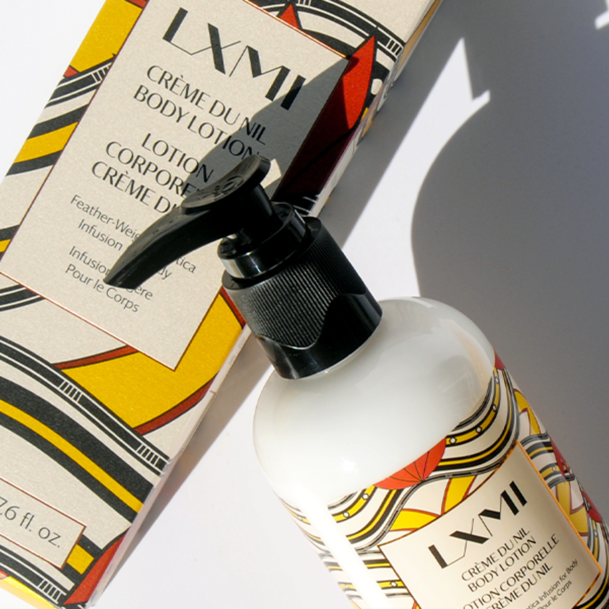 No more ashy legs with LXMI Crème du Nil body lotion