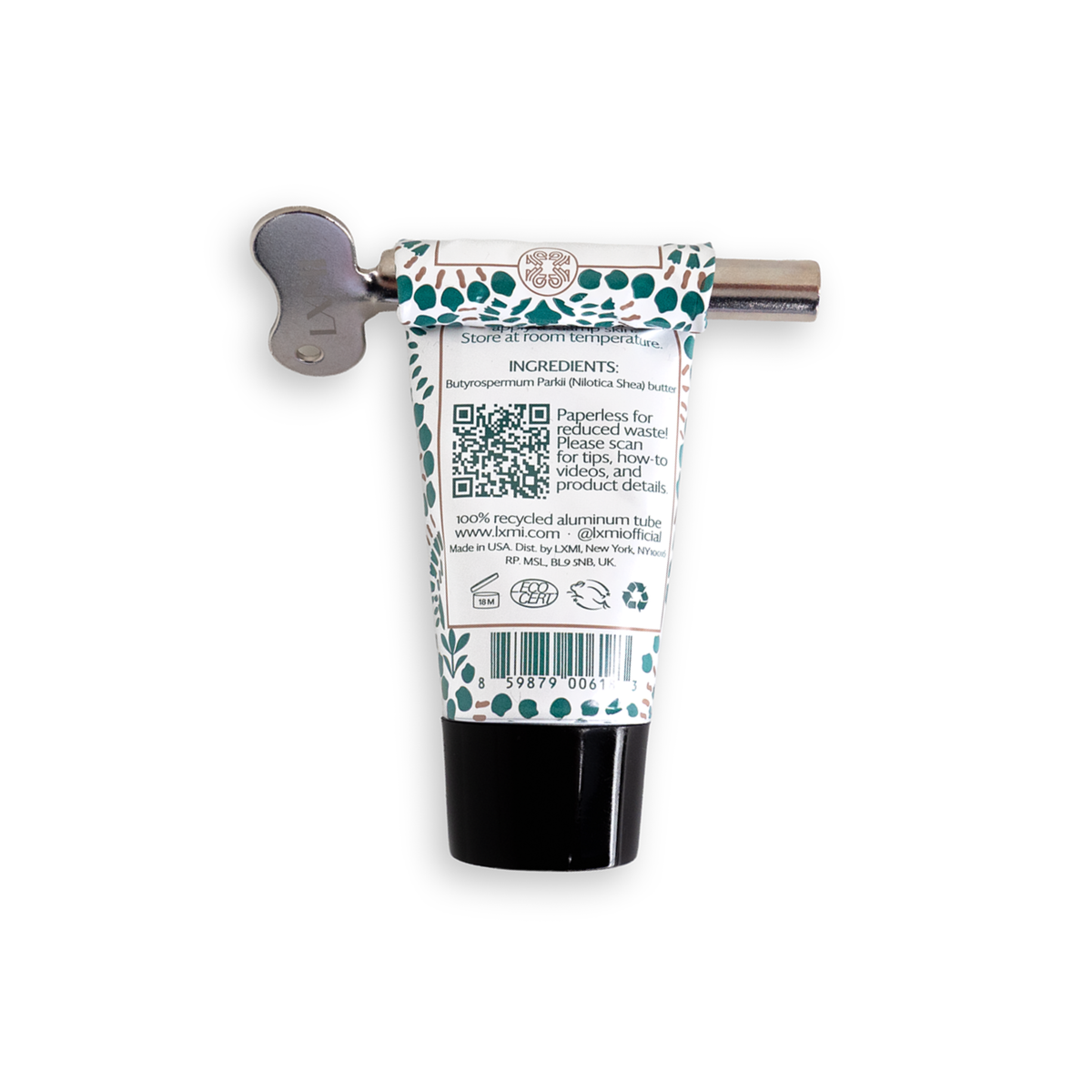 Squeeze out every last drop of your aluminum skincare tubes with LXMI's Tube Squeeze Key