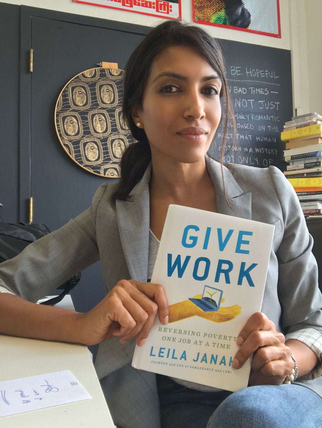 Give Work: by Leila Janah