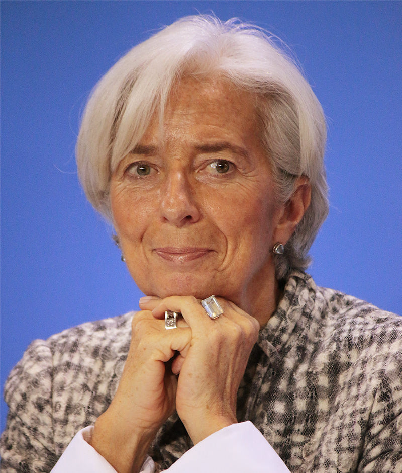 A Surreal Conversation with Christine Lagarde on Work, Women, and Poverty