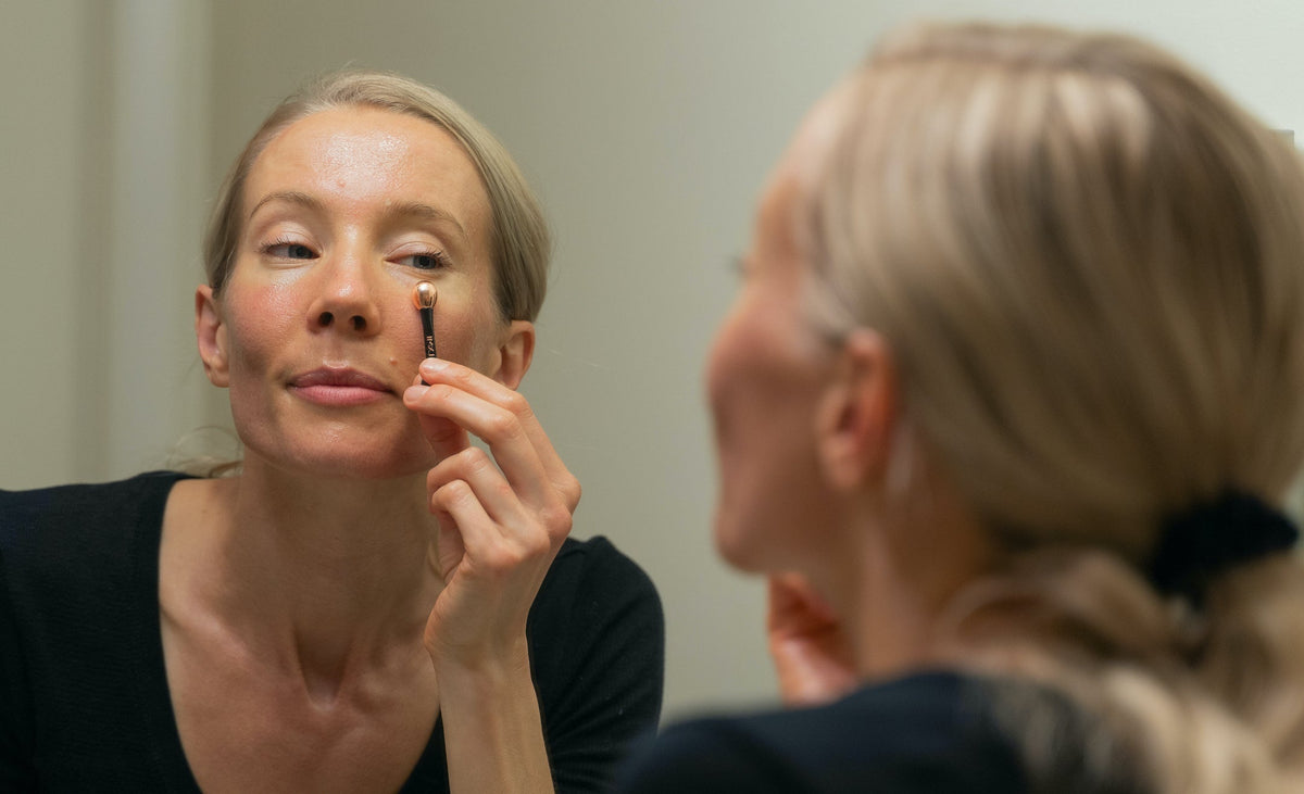 LXMI Vegan skincare lymphatic face massage - Anna Björkenvall