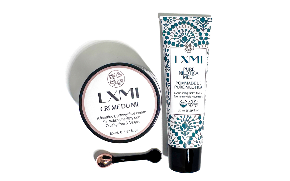 Soft skin all day long with the perfect skinimalist kit LXMI's AM/PM Kit