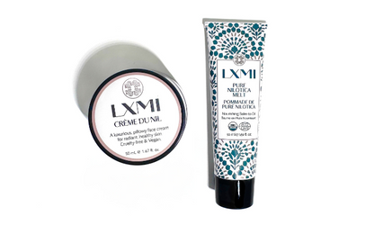 No-fuss skincare that keeps your skin moisturized all day with LXMI's AM/PM Kit