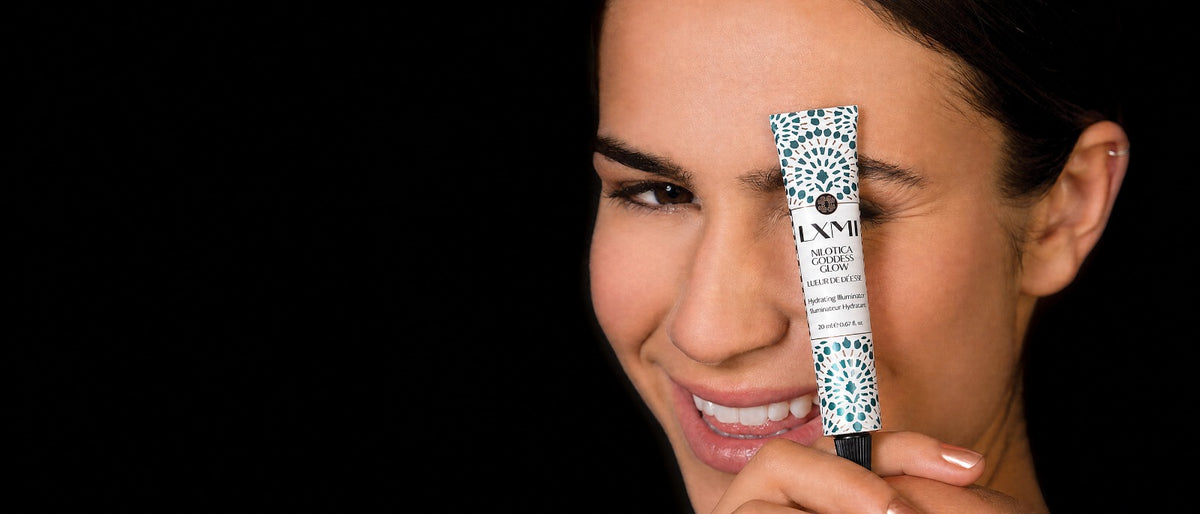LXMI Nilotica Goddess Glow silicone-free hydrating highlighter