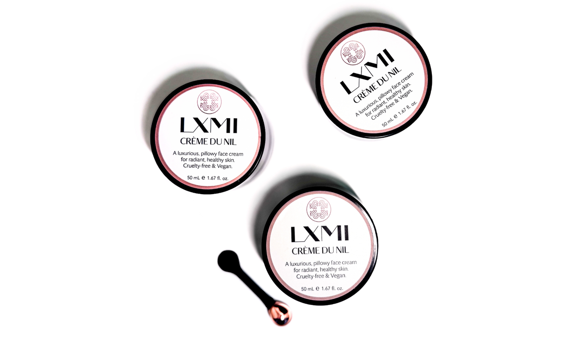 Unbelievably soft skin with LXMI Crème du Nil daily moisturizer