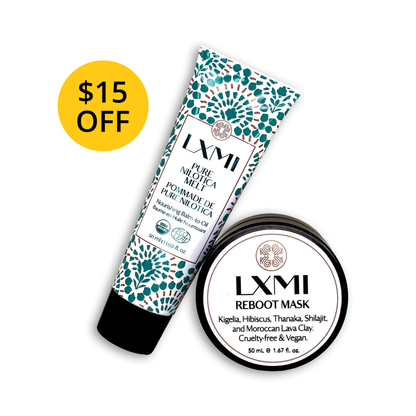 Balance and nourish skin with LXMI Self-Care Duo