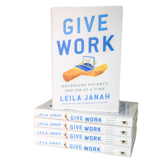 An inspiring read on how we can eradicate poverty through dignified work - Leila Janah's book of resilience and vision