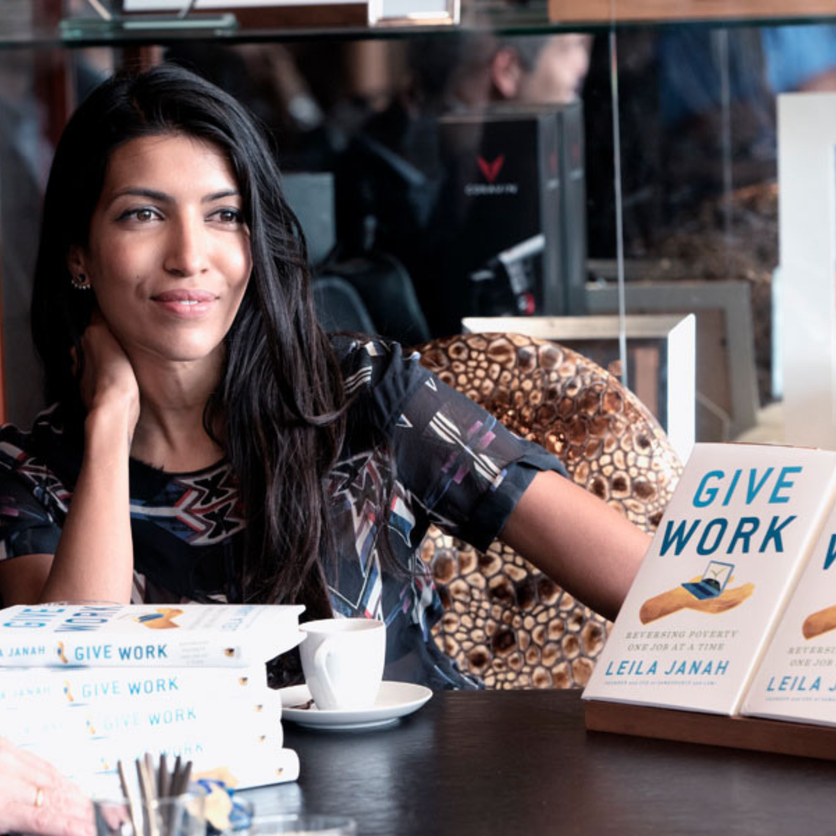 Leila Janah book launch for the page turner "Give Work"