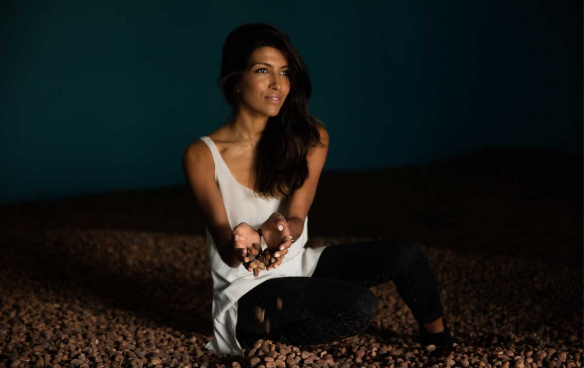 LXMI Leila Janah with Nilotica nuts