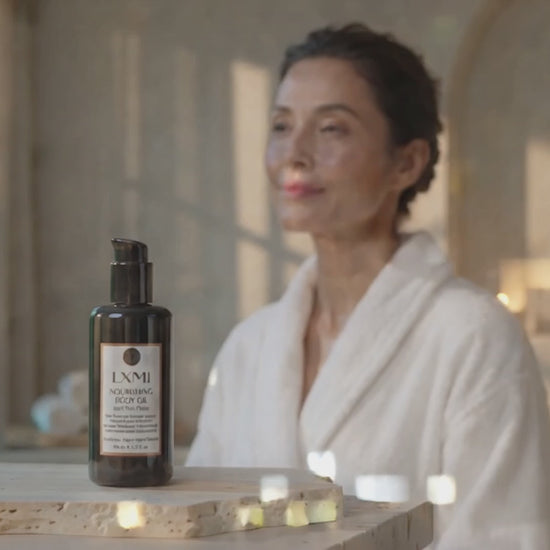 Video: LXMI Nourishing Body Oil, a non-greasy body oil for dry skin
