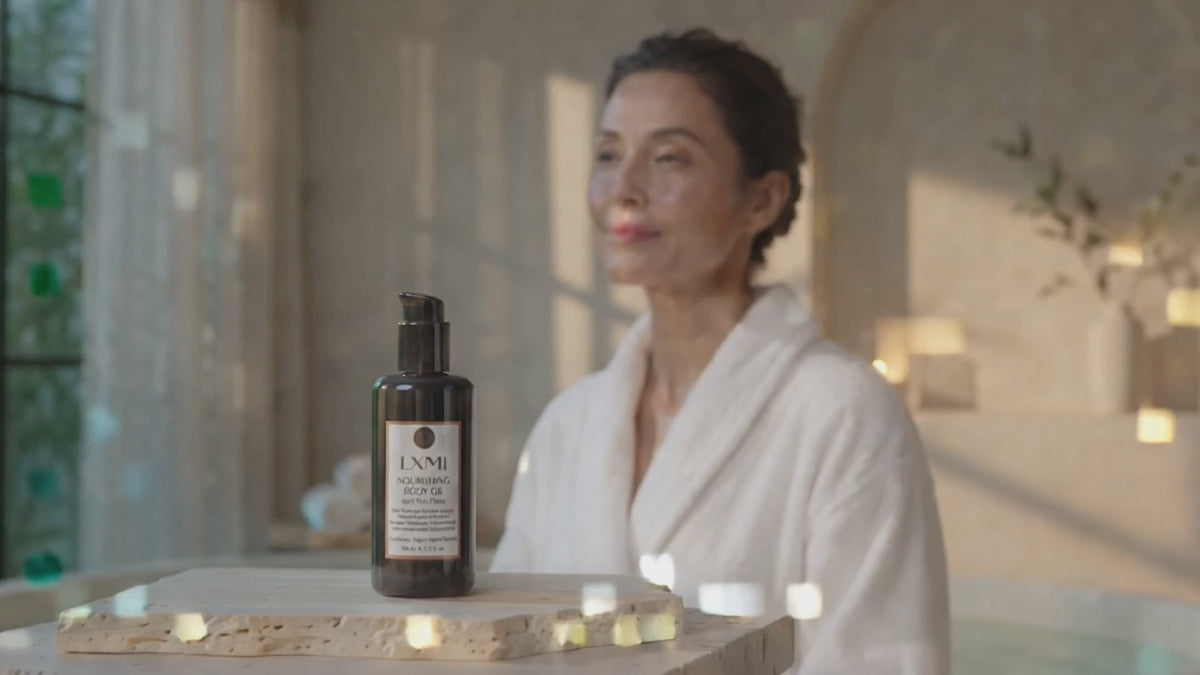 Video: LXMI Nourishing Body Oil, a non-greasy body oil for dry skin