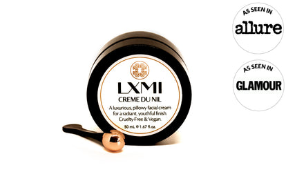 LXMI AM/PM Kit with a full-size Pure Nilotica Melt and Crème du Nil moisturizer.